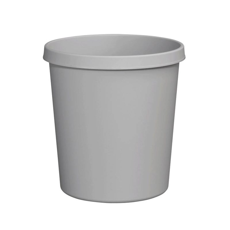helit Papierkorb 18,0 l lichtgrau