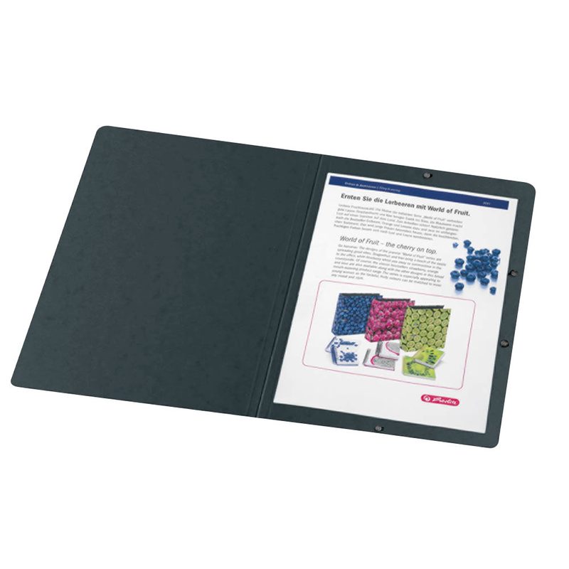 5 herlitz Eckspanner easy orga DIN A4 schwarz