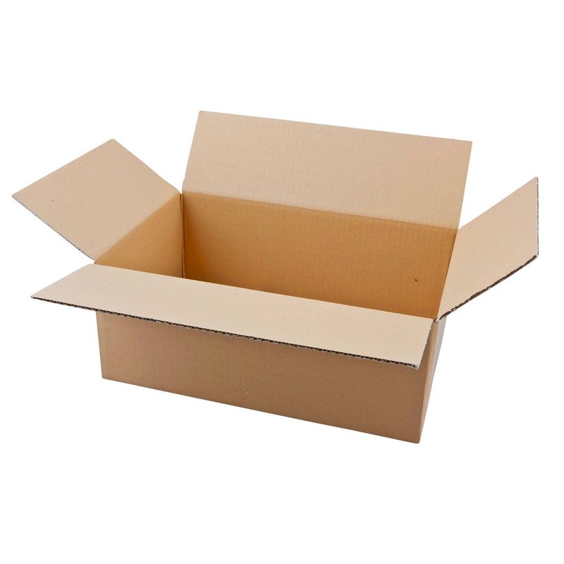 20 Nestler Wellpapp-Faltkartons 1-wellig braun 41,0 x 26,0 x 16,7 cm Außenmaß