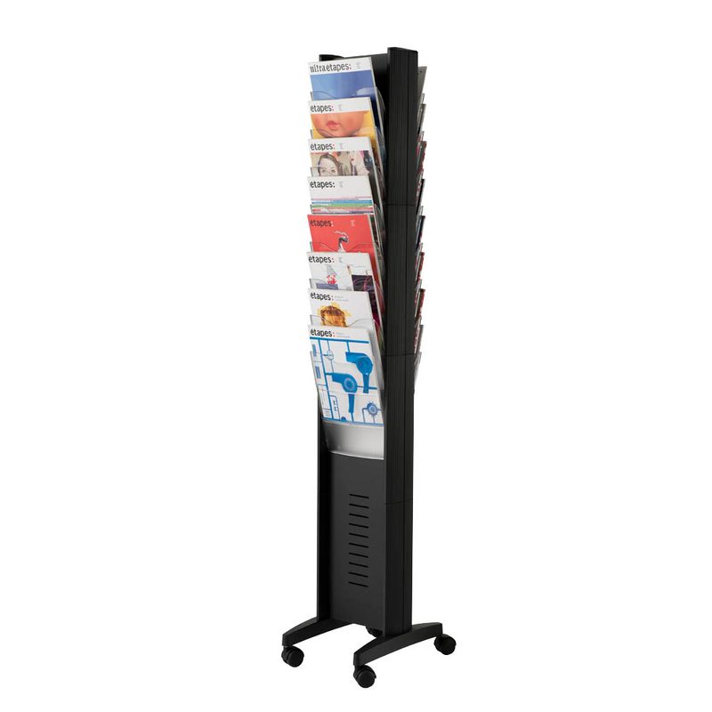 PAPERFLOW Prospektständer EPI schwarz DIN A4