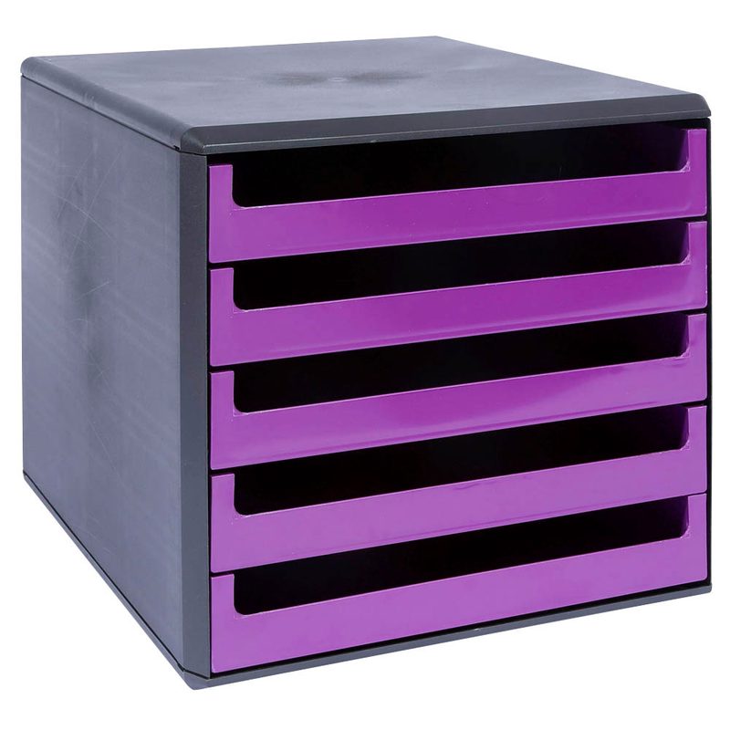 M&M Schubladenbox  30057672, DIN A4 mit 5 Schubladen