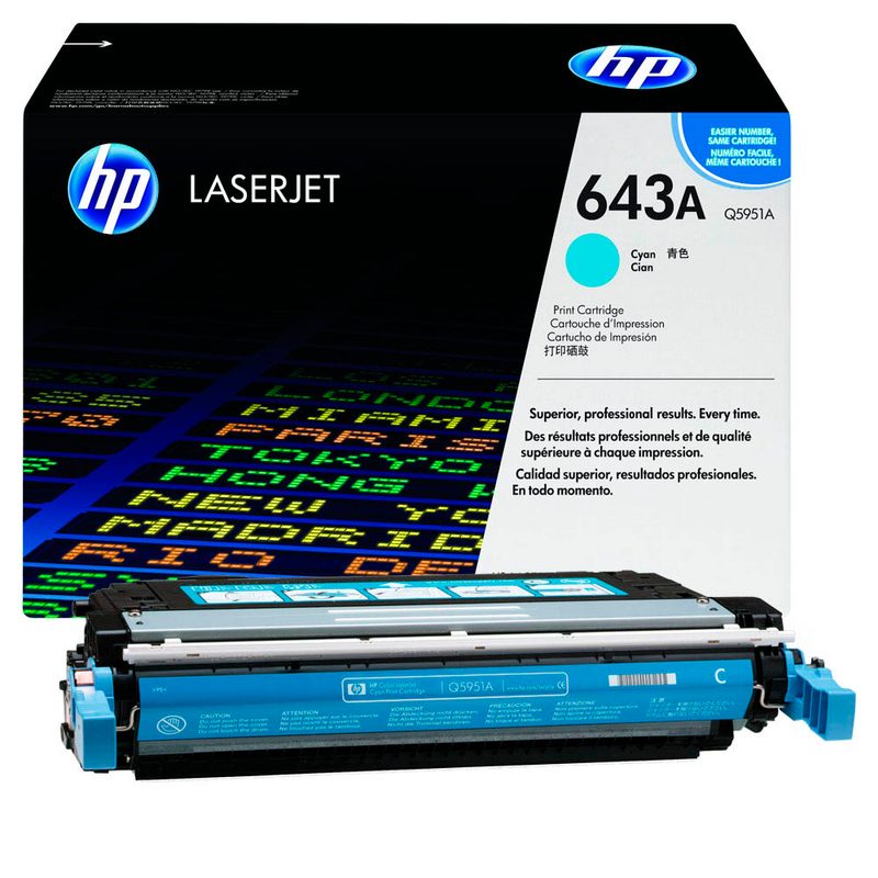 HP 643A (Q5951A) cyan Tonerkartusche