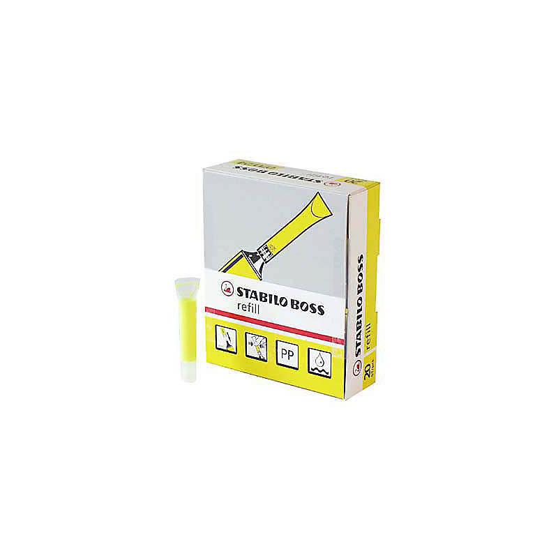 STABILO Nachfülltusche gelb