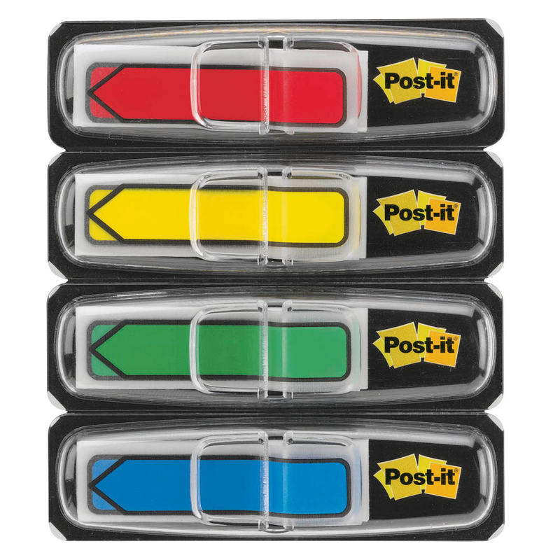 Post-it® Index Mini Haftmarker farbsortiert "Pfeil" 4x 24 Streifen