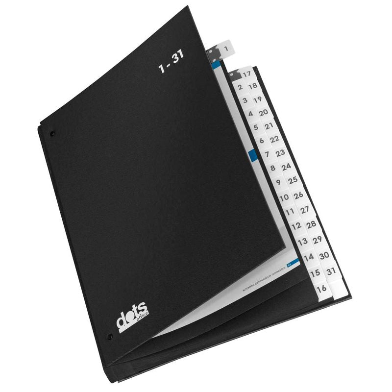 dots Pultordner 1-31 schwarz