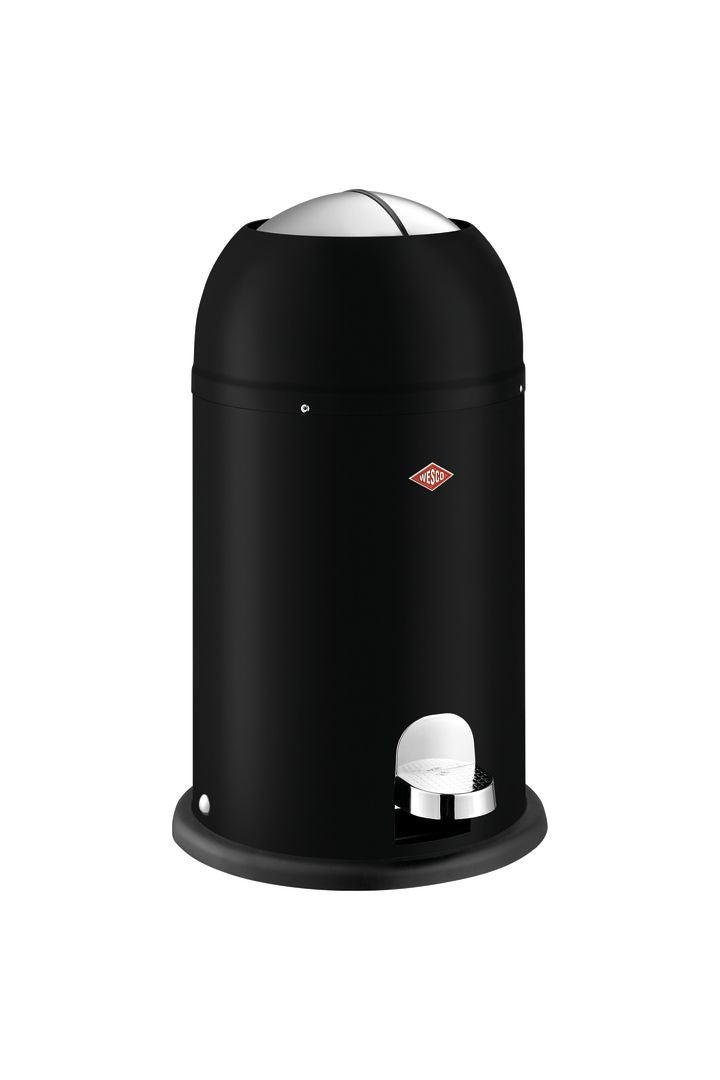 WESCO Abfallsammler  Kickmaster Junior schwarz matt