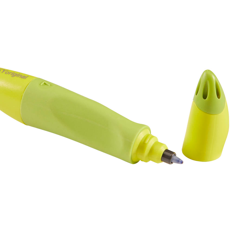 STABILO EASYoriginal Tintenroller Linkshänder limette/grün 0,5 mm, Schreibfarbe: blau, 1 St.