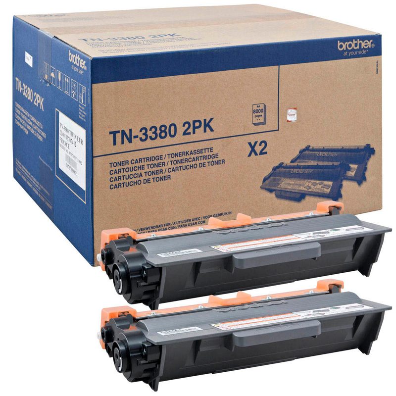 brother TN-3380  schwarz Toner, 2er-Set