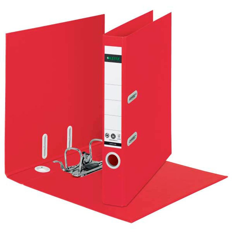 LEITZ recycle 1019 Ordner rot Karton 5,0 cm DIN A4