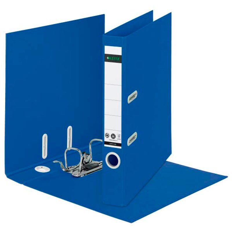 LEITZ recycle 1019 Ordner blau Karton 5,0 cm DIN A4