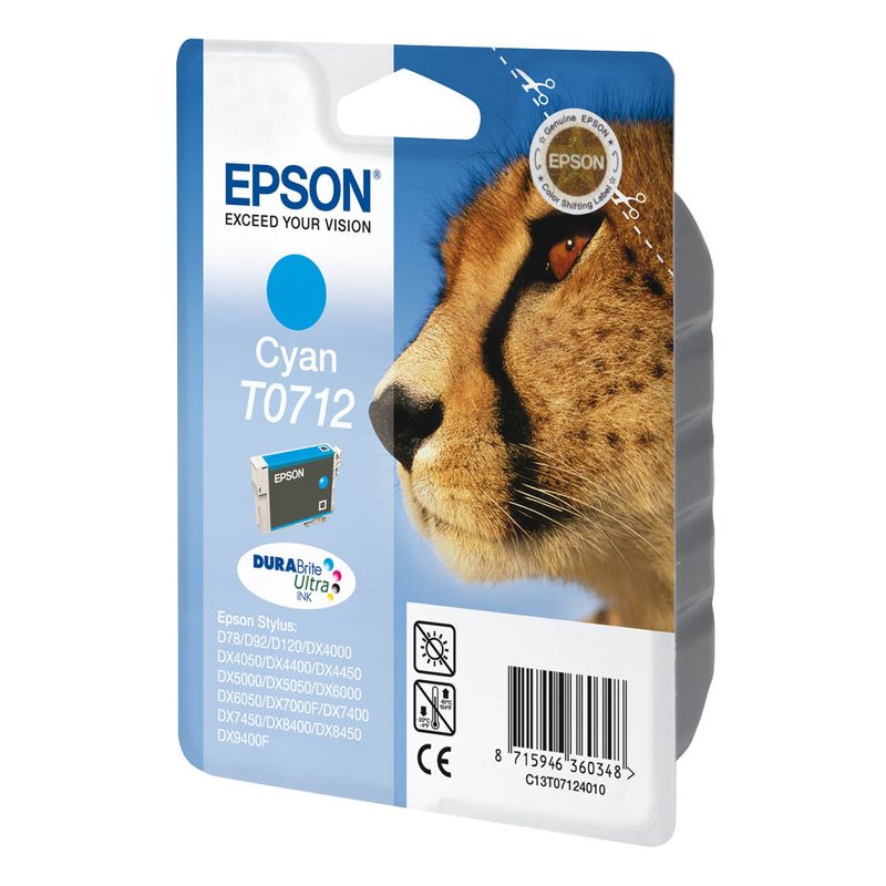 EPSON T0712 cyan Druckerpatrone