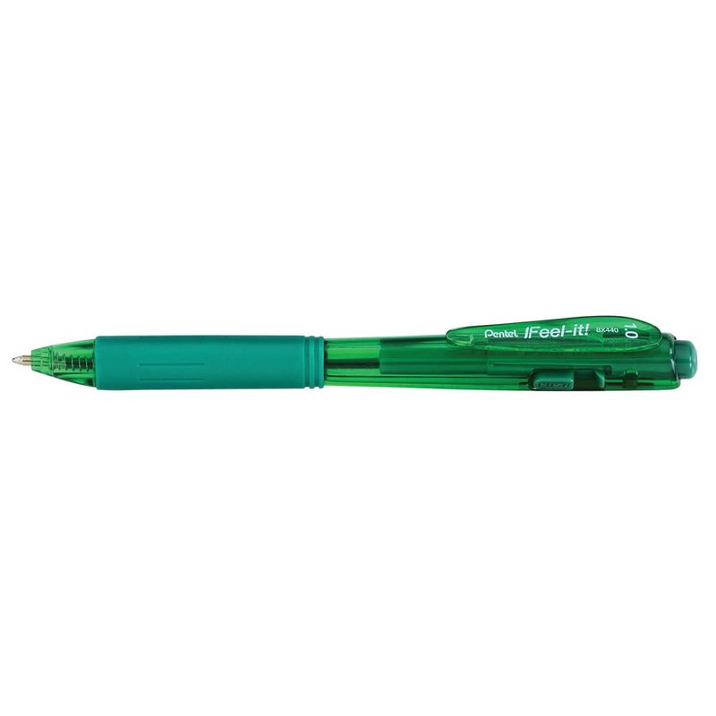 Pentel Kugelschreiber BX440 grün, Schreibfarbe: grün, 1 St.