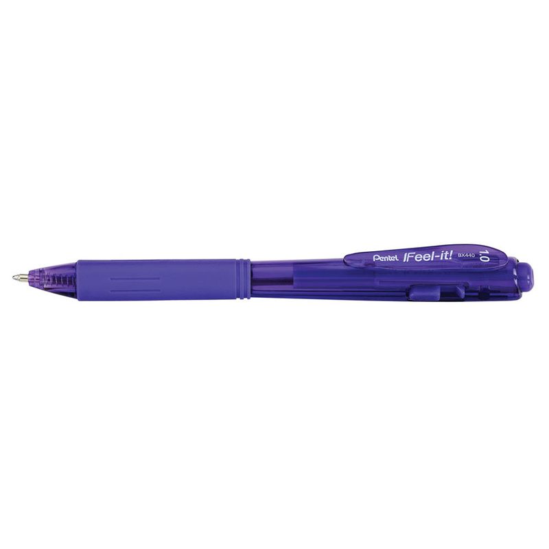 Pentel Kugelschreiber BX440 lila, Schreibfarbe: lila, 1 St.