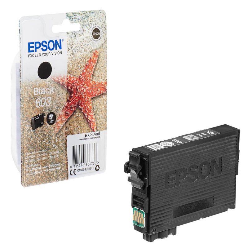 EPSON 603/T03U14  schwarz Druckerpatrone