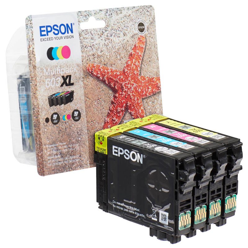EPSON 603XL/T03A64  schwarz, cyan, magenta, gelb Druckerpatronen, 4er-Set