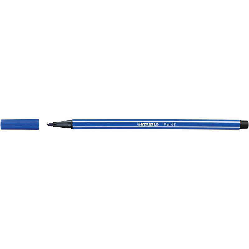 STABILO Pen 68 Filzstift blau, 1 St.