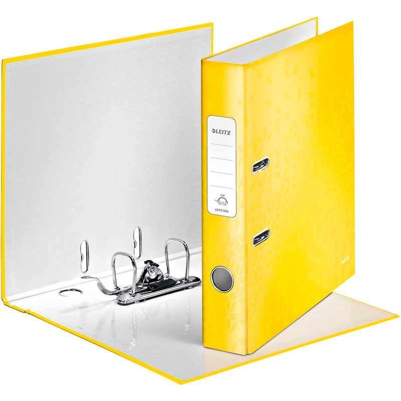 LEITZ Ordner gelb Karton 5,0 cm DIN A4