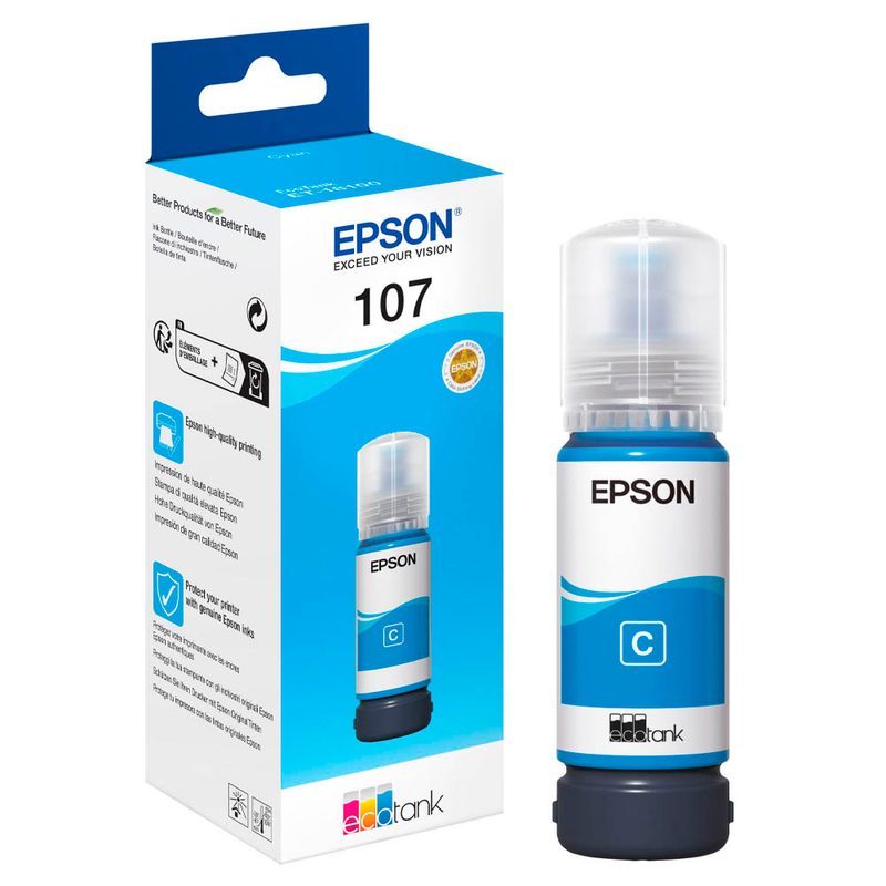 EPSON 107/T09B2 cyan Tintenflasche