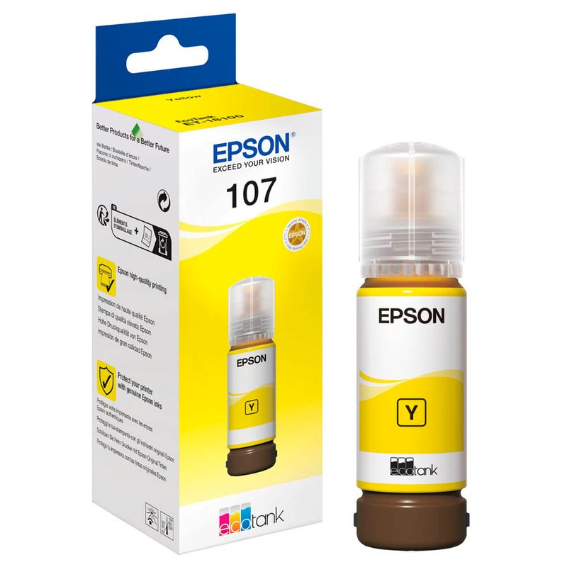 EPSON 107/T09B4 gelb Tintenflasche
