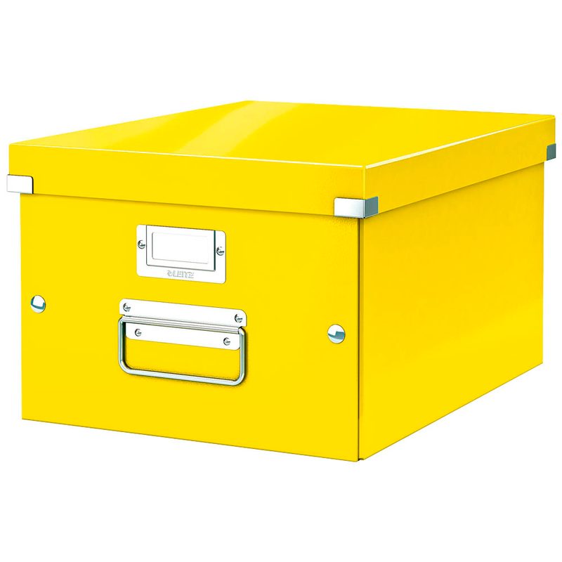 LEITZ Click & Store Aufbewahrungsbox 16,7 l gelb 28,1 x 36,9 x 20,0 cm
