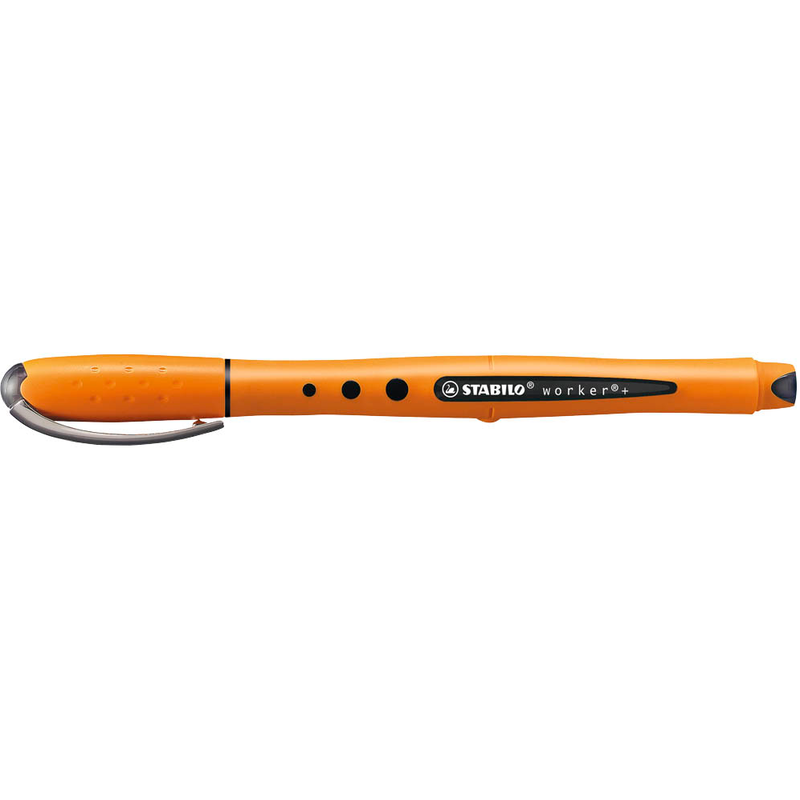 STABILO worker®+ Tintenroller orange 0,3 mm, Schreibfarbe: schwarz, 1 St.