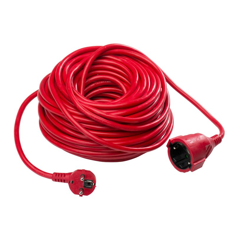 as-Schwabe Verlängerungskabel 15,0 m rot