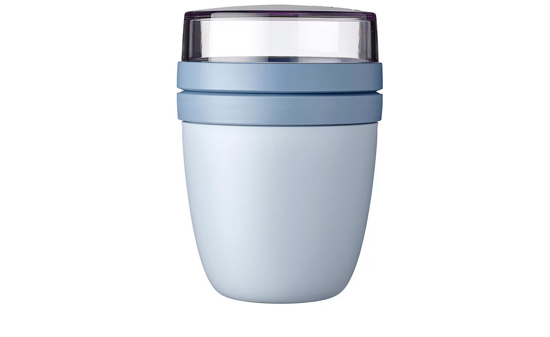 MEPAL Speisebehälter Ellipse mini nordic blue 0,3 + 0,12 Liter