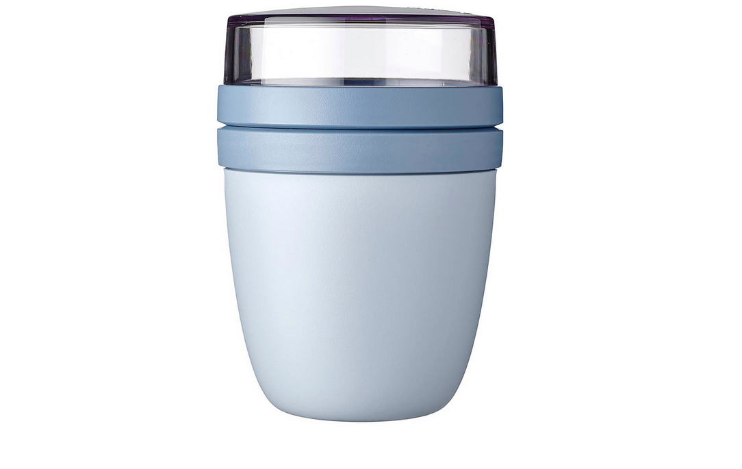MEPAL Speisebehälter Ellipse mini nordic blue 0,3 + 0,12 Liter