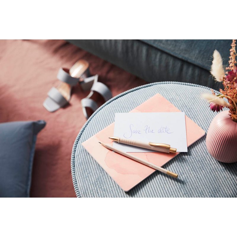 FABER-CASTELL Kugelschreiber POLY BALL Urban rose, Schreibfarbe: blau, 1 St.