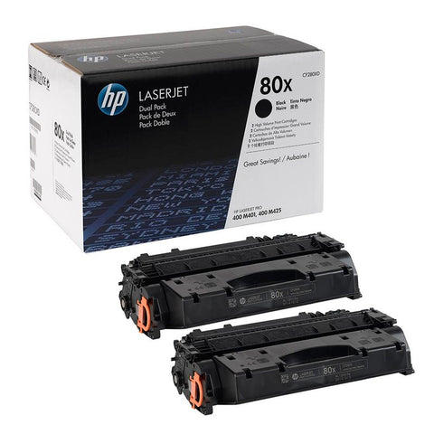 HP 80X (CF280XD) schwarz Tonerkartuschen, 2er-Set