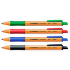 thumb-STABILO Kugelschreiber pointball orange, Schreibfarbe: farbsortiert, 4 St.