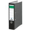 thumb-Grüner Balken Ordner schwarz marmoriert Karton 8,0 cm DIN A4