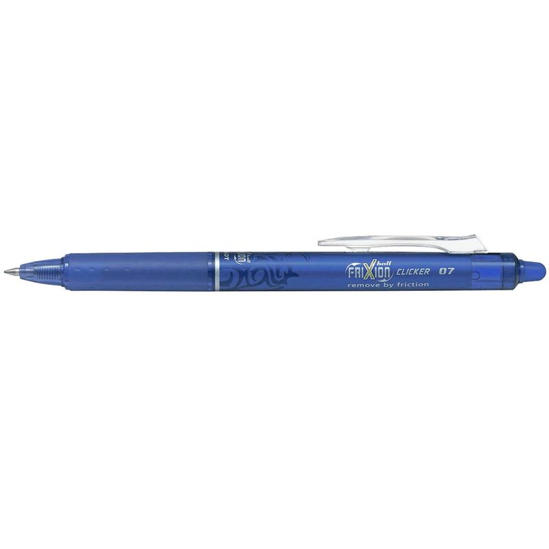 PILOT FRIXION ball CLICKER Tintenroller 0,4 mm, Schreibfarbe: blau, 1 Set