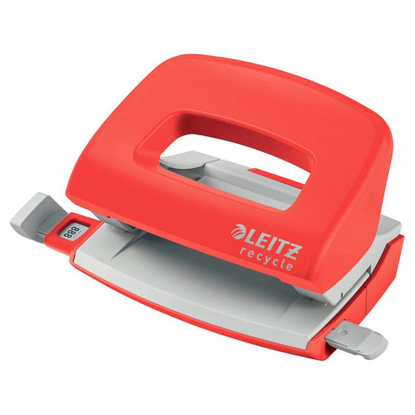LEITZ Locher Recycle Mini rot