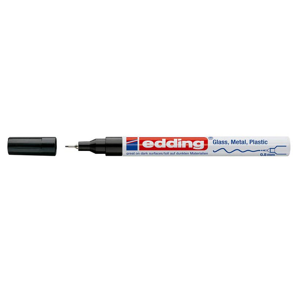 edding 780 Lackmarker schwarz 0,8 mm, 1 St.