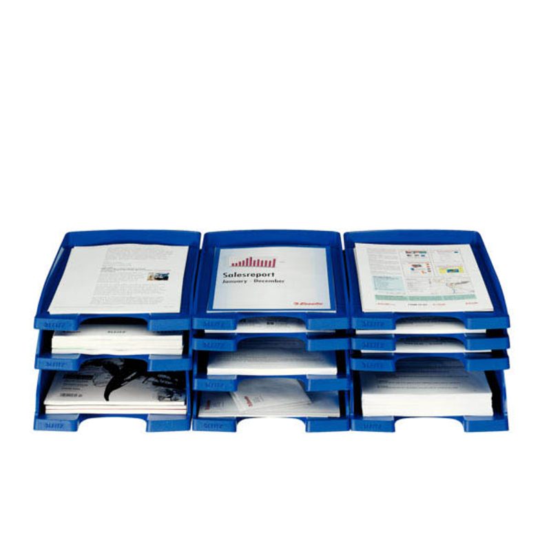 LEITZ Briefablage Plus blau