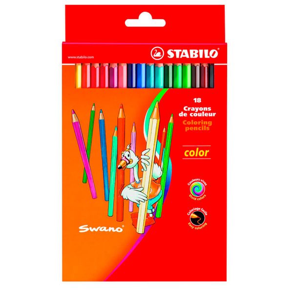 STABILO color Buntstifte farbsortiert, 18 St.