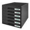 thumb-LEITZ Schubladenbox Plus  schwarz 52120095, DIN A4 mit 6 Schubladen
