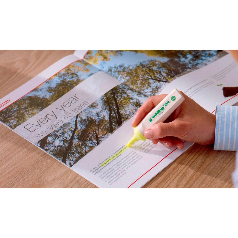 edding Highlighter 24 EcoLine pastell Textmarker lila, 1 St.