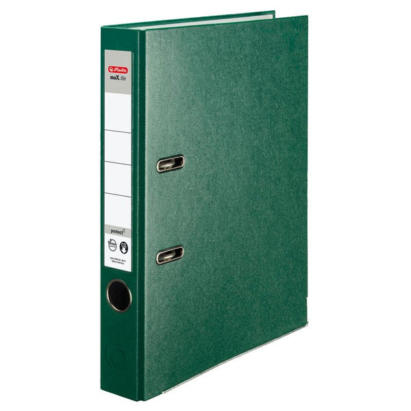 herlitz maX.file protect Ordner grün Kunststoff 5,0 cm DIN A4