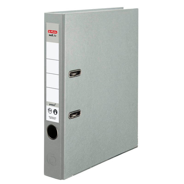 herlitz maX.file protect Ordner grau Kunststoff 5,0 cm DIN A4