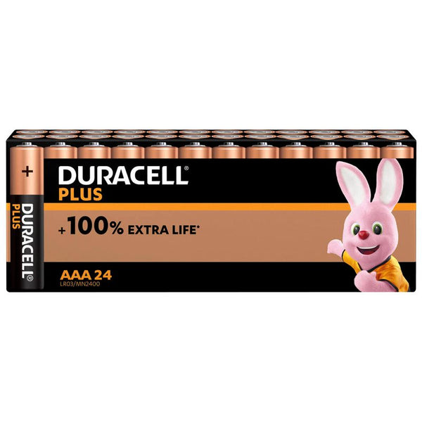 24 DURACELL Batterien PLUS Micro AAA 1,5 V