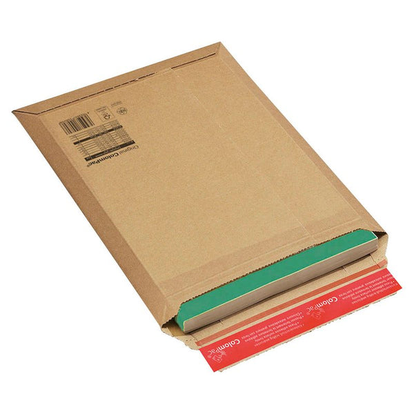 20 ColomPac® Kartonversandtaschen braun für DIN B4