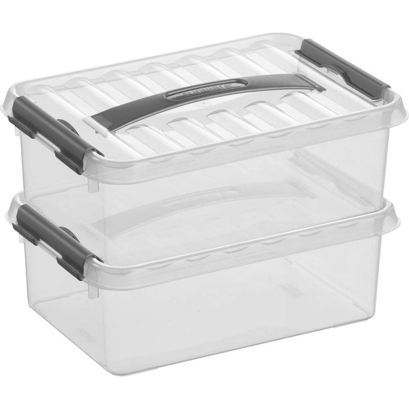 sunware Q-line Aufbewahrungsbox 4,0 l transparent 30,0 x 20,0 x 10,0 cm
