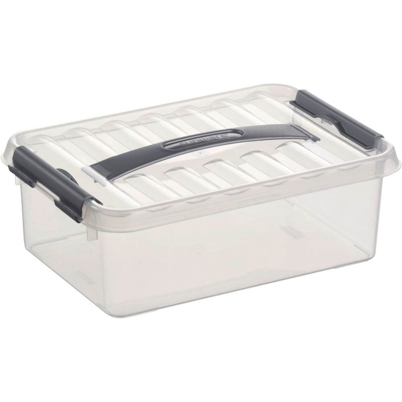 sunware Q-line Aufbewahrungsbox 4,0 l transparent 30,0 x 20,0 x 10,0 cm