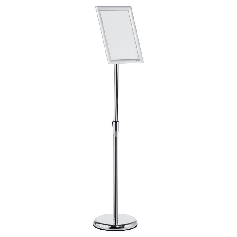 DURABLE Infoständer silber DIN A4