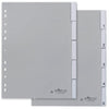 thumb-DURABLE Ordnerregister Vollformat 1-5 grau 5-teilig mit Wechseltaben, 1 Satz