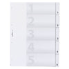 thumb-DURABLE Ordnerregister Vollformat 1-5 transparent 5-teilig, 1 Satz