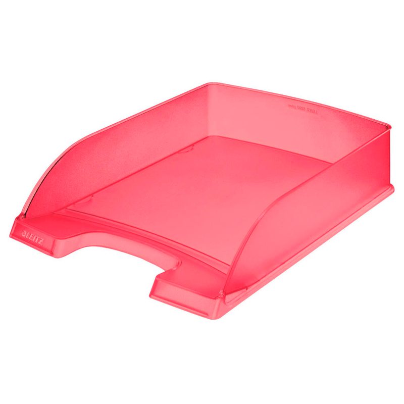 LEITZ Briefablage Plus rot-transparent