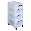 thumb-Really Useful Box Aufbewahrungsbox transparent 30,0 x 42,0 x 73,0 cm